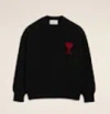 Ami Alexandre Mattiussi Ami Paris Adc Crewneck Sweater In Black