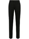 Ami Alexandre Mattiussi High-waist Tapered-leg Trousers In Black