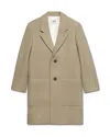 Ami Alexandre Mattiussi Tailored Two-button Coat In Water-repellent Virgin Wool