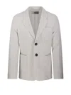 Ami Alexandre Mattiussi Ami Tailored Two-button Jacket With Notched Lapel In White