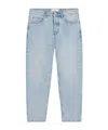 Ami Alexandre Mattiussi Mid-rise Straight-leg Jeans In Gray