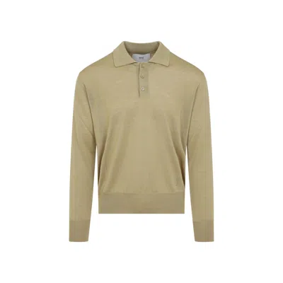 Ami Alexandre Mattiussi Ami Tonal Adc Polo Men In Beige