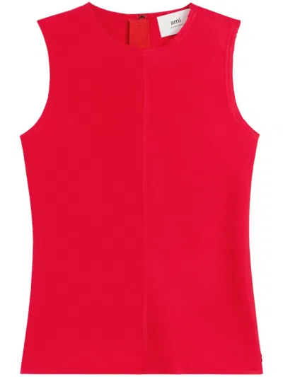 Ami Alexandre Mattiussi Ami Paris Top In Poppy