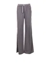 Ami Alexandre Mattiussi Ami Paris Pantalon Flare Taille Elastiquee In Brown