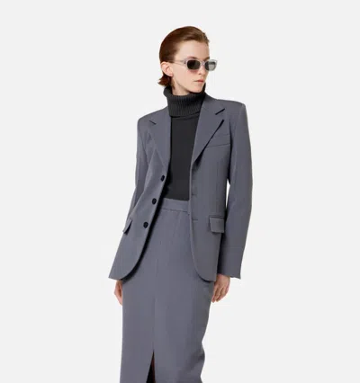 Ami Alexandre Mattiussi Ami Turtleneck Knit Jumper In Gray