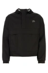 Ami Alexandre Mattiussi Windproof Anorak Jacket With Hood In Black