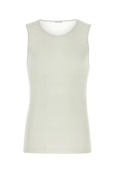 Ami Alexandre Mattiussi Ami Unisex Chalk Lyocell Tank Top In White