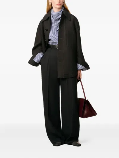 Ami Alexandre Mattiussi Ami Veste Boutonnee In Brown
