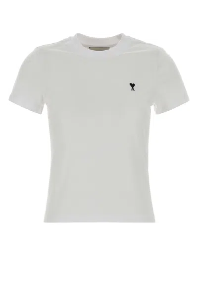 Ami Alexandre Mattiussi Ami White Cotton T-shirt