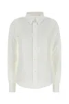 Ami Alexandre Mattiussi Classic White Button-up Shirt With Tailored Fit In White