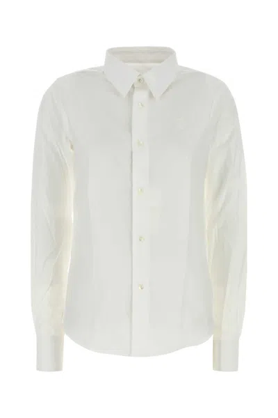 Ami Alexandre Mattiussi Classic White Button-up Shirt With Tailored Fit