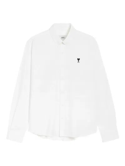 Ami Alexandre Mattiussi Ami White Poplin Shirt