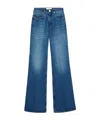 Ami Alexandre Mattiussi High-rise Flared-leg Jeans In Blue