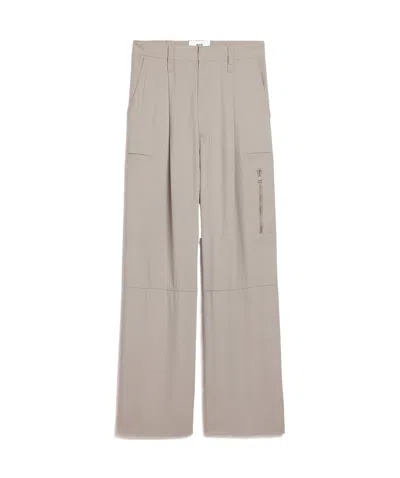 Ami Alexandre Mattiussi Ami Wide-leg Pants In Nude