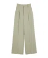Ami Alexandre Mattiussi Ami Paris Light Grey Wool Trousers In Nude