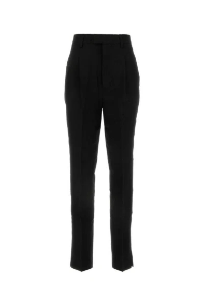 AMI ALEXANDRE MATTIUSSI AMI WOMEN BLACK WOOL PANT