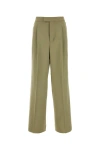 Ami Alexandre Mattiussi Ami Paris Sage Green Viscose Blend Pant In Green