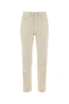 Ami Alexandre Mattiussi Ami Paris Logo-patch Denim Jeans In White