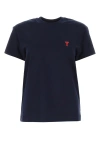 Ami Alexandre Mattiussi Ami Paris Ami De Coeur Night Blue T Shirt In Blue