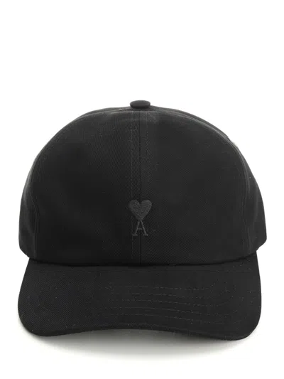 Ami Alexandre Mattiussi Ami Women Ami De Coeur Cap In Black