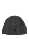 Ami Alexandre Mattiussi Ami Women "ami De Coeur" Hat In Gray