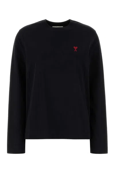 Ami Alexandre Mattiussi Sweatshirt Woman Ami Paris In Black
