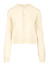 Ami Alexandre Mattiussi Tonal Adc Long-sleeves Cardigan In Neutral