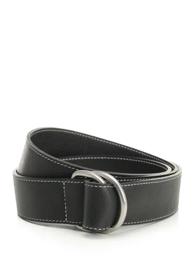 Ami Alexandre Mattiussi Ami Women Duble Belt In Black