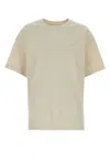 Ami Alexandre Mattiussi Ami Ivory Cotton T-shirt In White