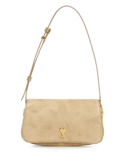 Ami Alexandre Mattiussi Ami Women "paris Paris" Shoulder Bag In White