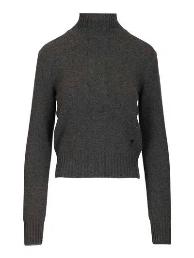 AMI ALEXANDRE MATTIUSSI AMI WOMEN TURTLENECK SWEATER