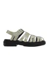 Ami Alexandre Mattiussi Anatomical Toe Hale-heeled Sandals In Black