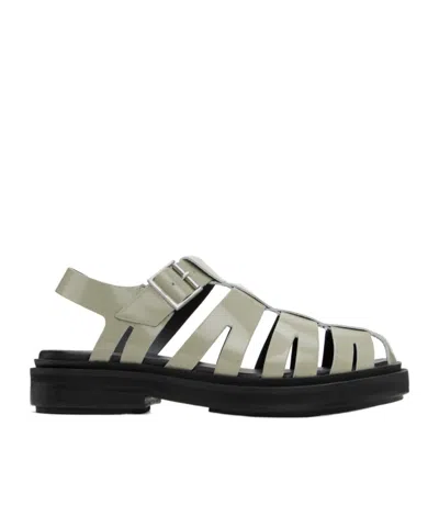 Ami Alexandre Mattiussi Anatomical Toe Hale-heeled Sandals In Black