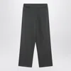 Ami Alexandre Mattiussi Ami Paris Anthracite Grey Ami De Coeur Jogging Trousers Men In Gray