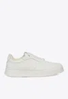 Ami Alexandre Mattiussi New Lace Up Arcade Sneakers White In White