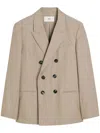 Ami Alexandre Mattiussi Double-breasted Jacket In Neutrals