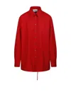 Ami Alexandre Mattiussi Ami Back Slit Oversized Shirt