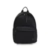 Ami Alexandre Mattiussi Ami Backpack Bag In Smooth Black Polyamide In Black