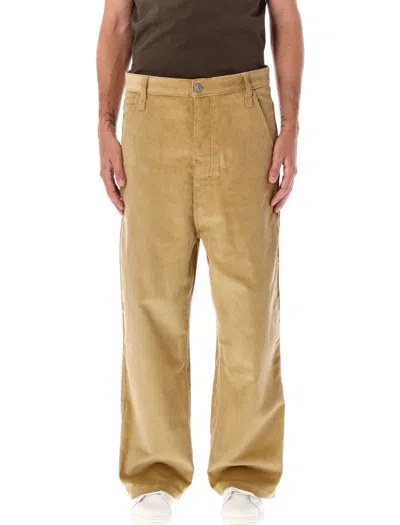 Ami Alexandre Mattiussi Ami Paris Baggy Fit Trousers In Beige
