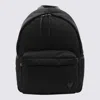 Ami Alexandre Mattiussi Ami Backpack Bag In Smooth Black Polyamide In Black