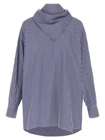 Ami Alexandre Mattiussi Bandana Blouse Shirt And Blouse Light Blue