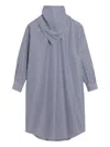 Ami Alexandre Mattiussi Bandana Cotton Dress In Blue