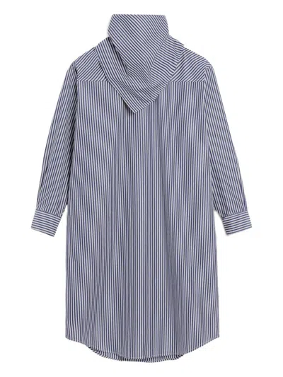 Ami Alexandre Mattiussi Bandana Cotton Dress In Blue