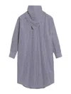 Ami Alexandre Mattiussi Ami Paris Bandana Cotton Dress In Blue