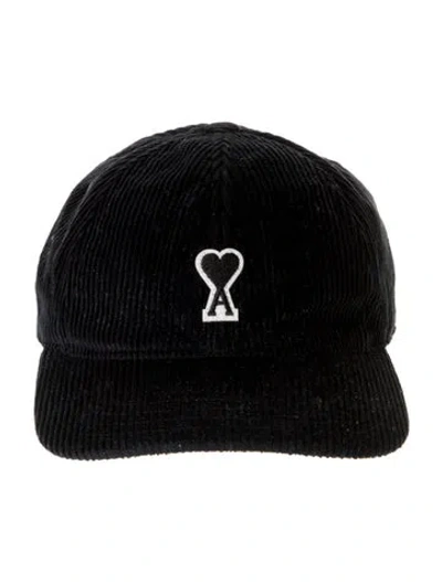 Pre-owned Ami Alexandre Mattiussi Baseball Cap In Black