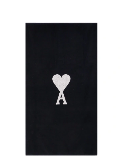 Ami Alexandre Mattiussi Beach Towel In Black