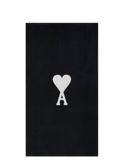 Ami Alexandre Mattiussi Beach Towel In Black