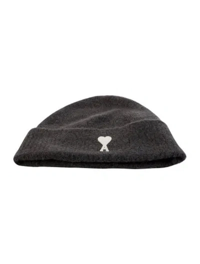 Pre-owned Ami Alexandre Mattiussi Beanie In Gray
