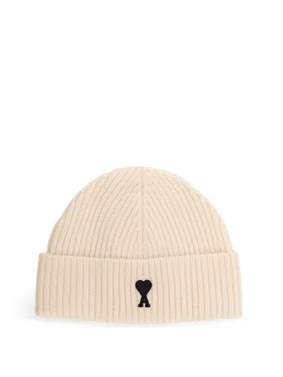 AMI ALEXANDRE MATTIUSSI BEANIE WOOL HAT
