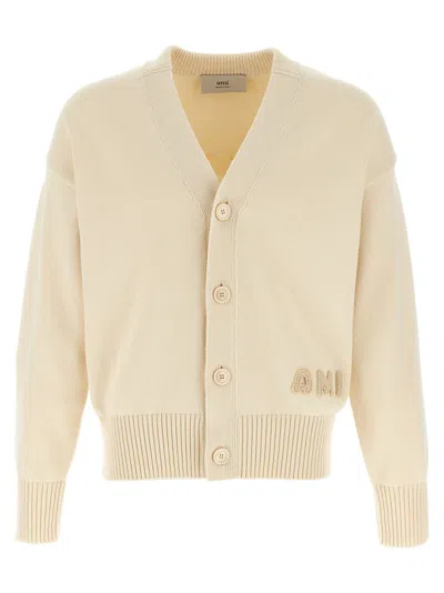 Ami Alexandre Mattiussi Beige Ami Cardigan